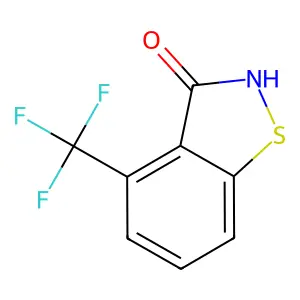 4-(Trifluoromethyl)-1,2-benzothiazol-3-one structure