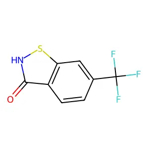 6-(Trifluoromethyl)-1,2-benzothiazol-3-one structure