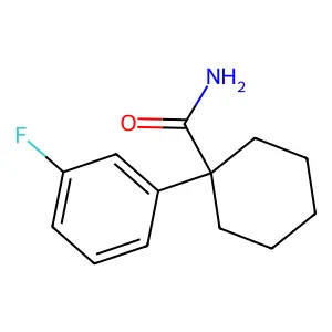 1-(3-Fluorophenyl)cyclohexanecarboxamide structure