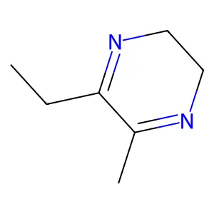 2-Ethyl-5,6-dihydro-3-methylpyrazine structure