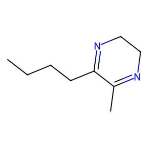 2-Butyl-5,6-dihydro-3-methylpyrazine structure