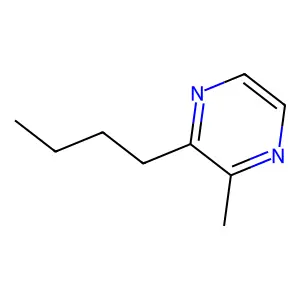 2-Butyl-3-methylpyrazine structure