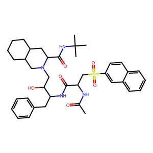 Saquinavir/Nelfinavir deriv. 16 structure