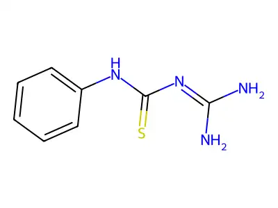 1-Phenyl-3-guanylthiourea structure