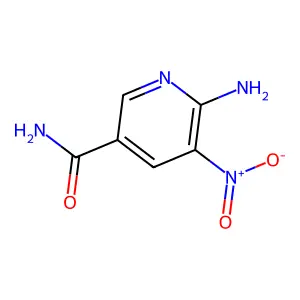 6-Amino-5-nitro-nicotinamide structure