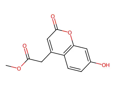 methyl 2-(7-hydroxy-2-oxo-2H-chromen-4-yl)acetate structure