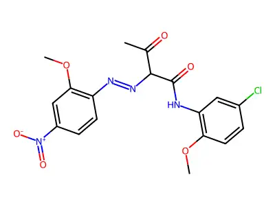 Pigment Yellow 111 structure