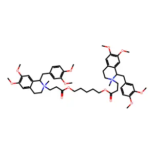 Atracurium, (1R,2R,1'R,2'S)-(+/-)- structure