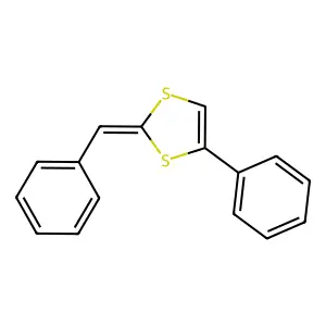 2-Benzylidene-4-phenyl-1,3-dithiole structure