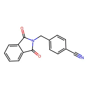 4-[(1,3-Dioxoisoindol-2-yl)methyl]benzonitrile structure