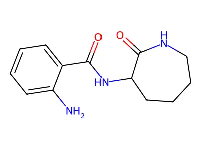 2-amino-N-(2-oxoazepan-3-yl)benzamide structure