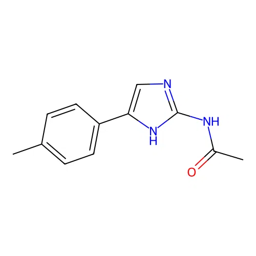 N-[4-(4-Methylphenyl)-1H-imidazol-2-YL]acetamide structure