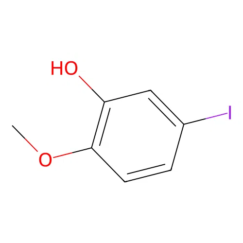 Phenol, 5-iodo-2-methoxy- structure