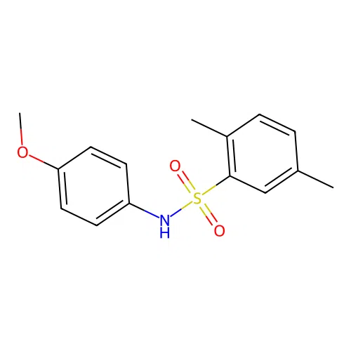 N-(4-methoxyphenyl)-2,5-dimethylbenzenesulfonamide structure