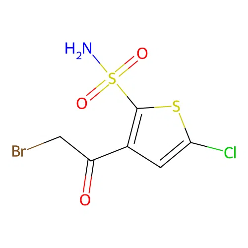 3-(2-Bromoacetyl)-5-chloro-2-thiophenesulfonamide structure