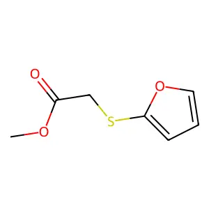 Acetic acid, 2-(2-furanylthio)-, methyl ester structure