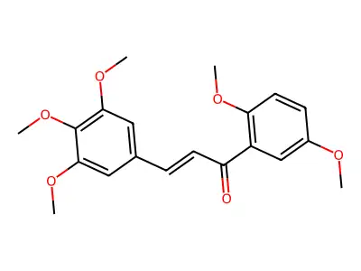 1-(2,5-Dimethoxyphenyl)-3-(3,4,5-trimethoxyphenyl)prop-2-en-1-one structure