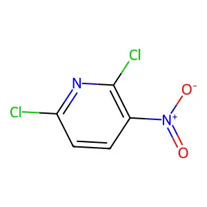 2,6-Dichloro-3-nitropyridine structure