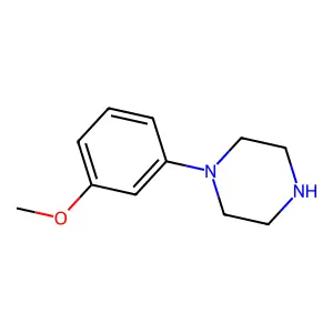 N-(3-methoxyphenyl)piperazine structure