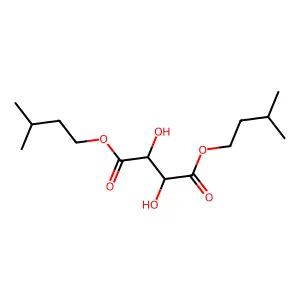 Diisopentyl tartrate structure