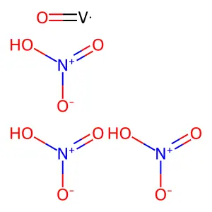 Vanadium, trinitratooxo- structure