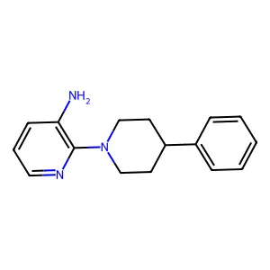 1-(3-Amino-2-pyridyl)-4-phenyl-piperidine structure