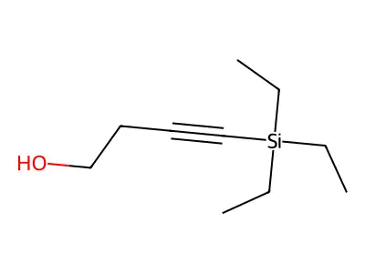 4-(Triethylsilyl)-3-butyn-1-ol structure