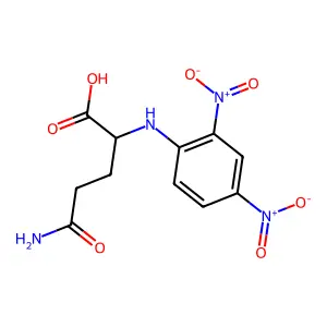 N2-(2,4-Dinitrophenyl)-L-glutamine structure