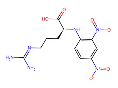 N2-(2,4-dinitrophenyl)-L-arginine structure
