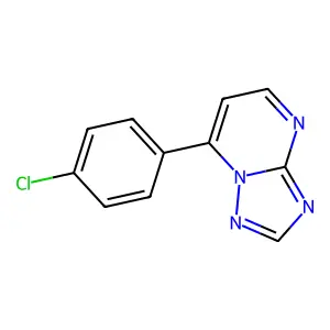 7-(4-Chlorophenyl)-[1,2,4]triazolo[1,5-a]pyrimidine structure