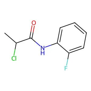 2-chloro-N-(2-fluorophenyl)propanamide structure