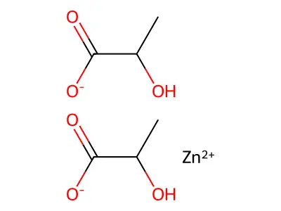 Zinc dilactate structure