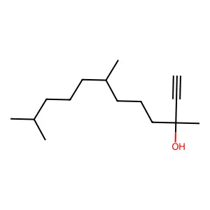 3,7,11-Trimethyldodecyn-3-ol structure
