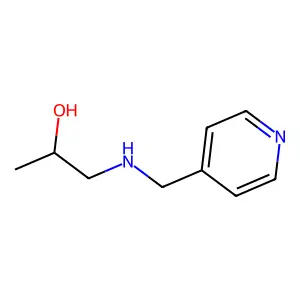 (2R)-1-{[(pyridin-4-yl)methyl]amino}propan-2-ol structure