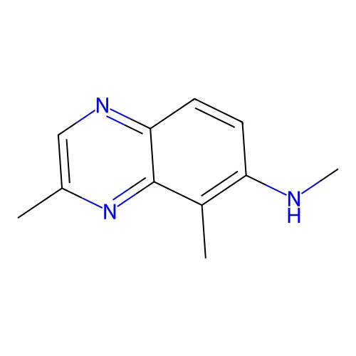 N,3,5-trimethylquinoxalin-6-amine structure
