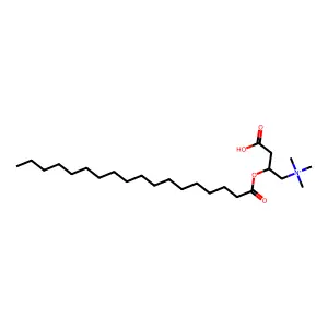 [3-Carboxylato-2-(stearoyloxy)propyl]trimethylaminium structure
