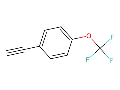 1-Ethynyl-4-(trifluoromethoxy)benzene structure
