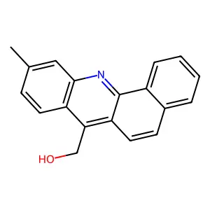 7-Hydroxymethyl-10-methylbenz(c)acridine structure