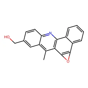 9-Hydroxymethyl-7-methylbenz(c)acridine-5,6-oxide structure