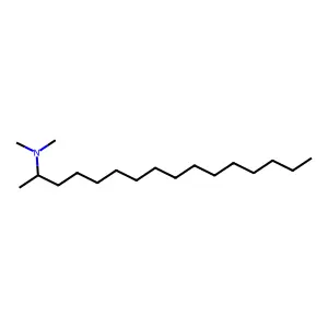2-Dimethylaminohexadecane structure