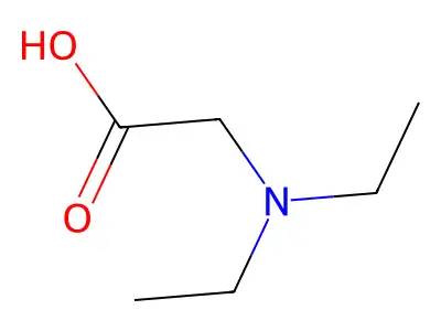 N,N-Diethylglycine structure