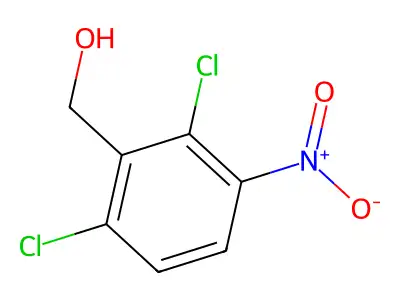 (2,6-Dichloro-3-nitrophenyl)methanol structure