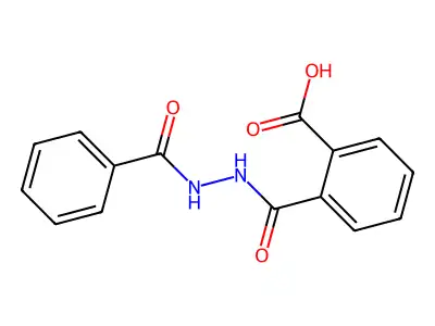 2-(Benzamidocarbamoyl)benzoic acid structure
