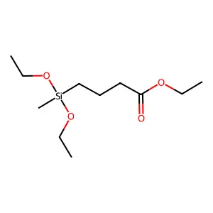 Ethyl 4-(diethoxymethylsilyl)butyrate structure