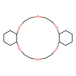 Dicyclohexano-18-crown-6 structure