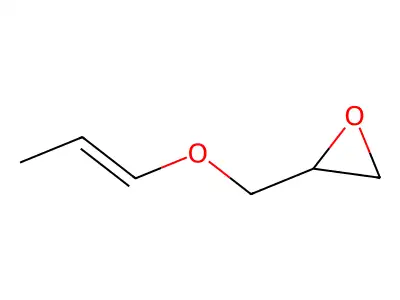 2-[(1-Propen-1-yloxy)methyl]oxirane structure