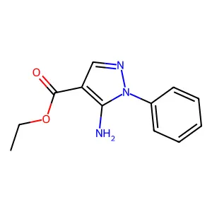 Ethyl 5-amino-1-phenyl-1H-pyrazole-4-carboxylate structure