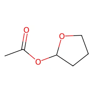 Tetrahydro-2-furyl acetate structure