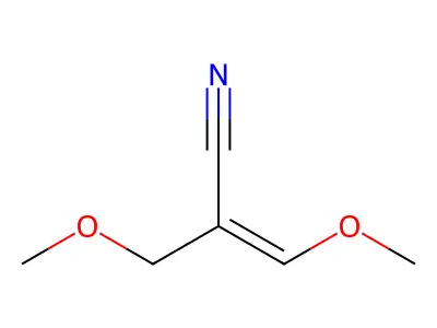 3-Methoxy-2-(methoxymethyl)-2-propenenitrile structure