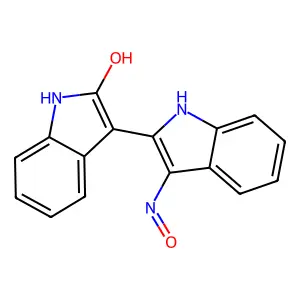 Indirubin-3'-monoxime structure